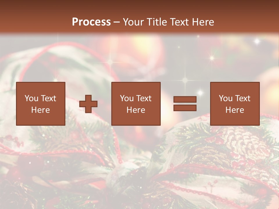 Christmas Gift Gift Box PowerPoint Template