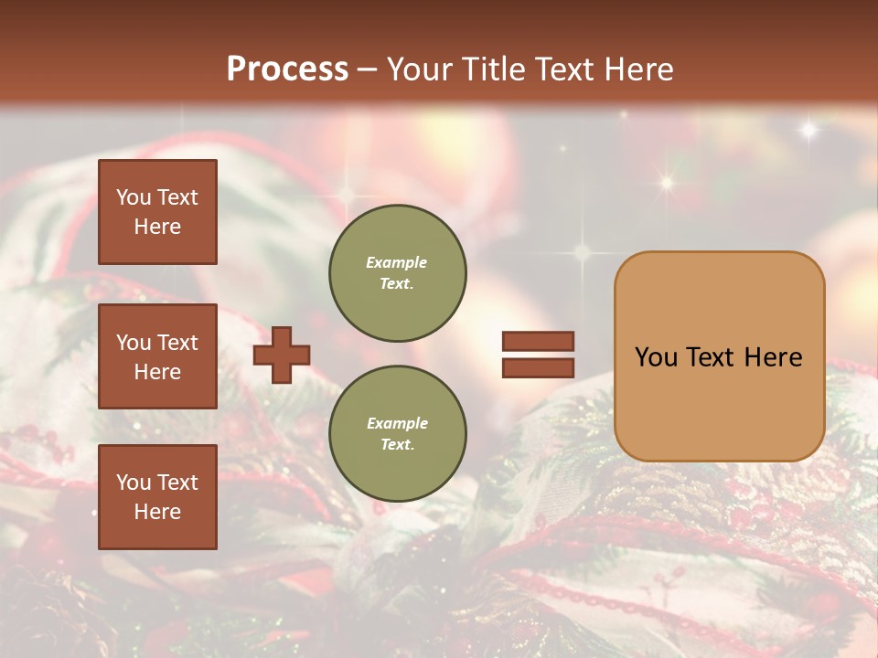 Christmas Gift Gift Box PowerPoint Template