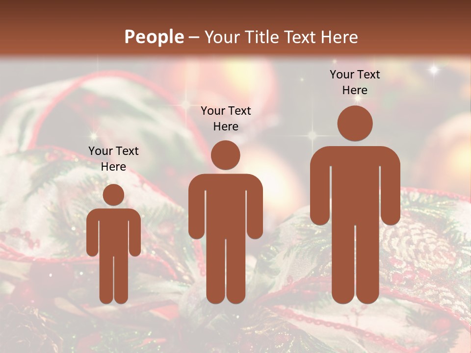 Christmas Gift Gift Box PowerPoint Template