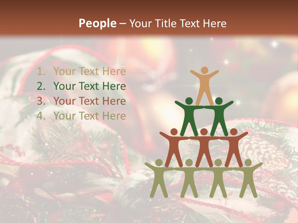 Christmas Gift Gift Box PowerPoint Template