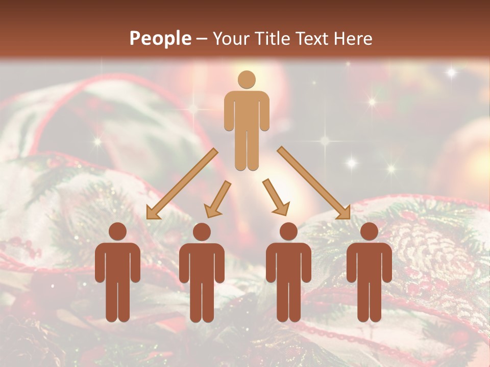 Christmas Gift Gift Box PowerPoint Template