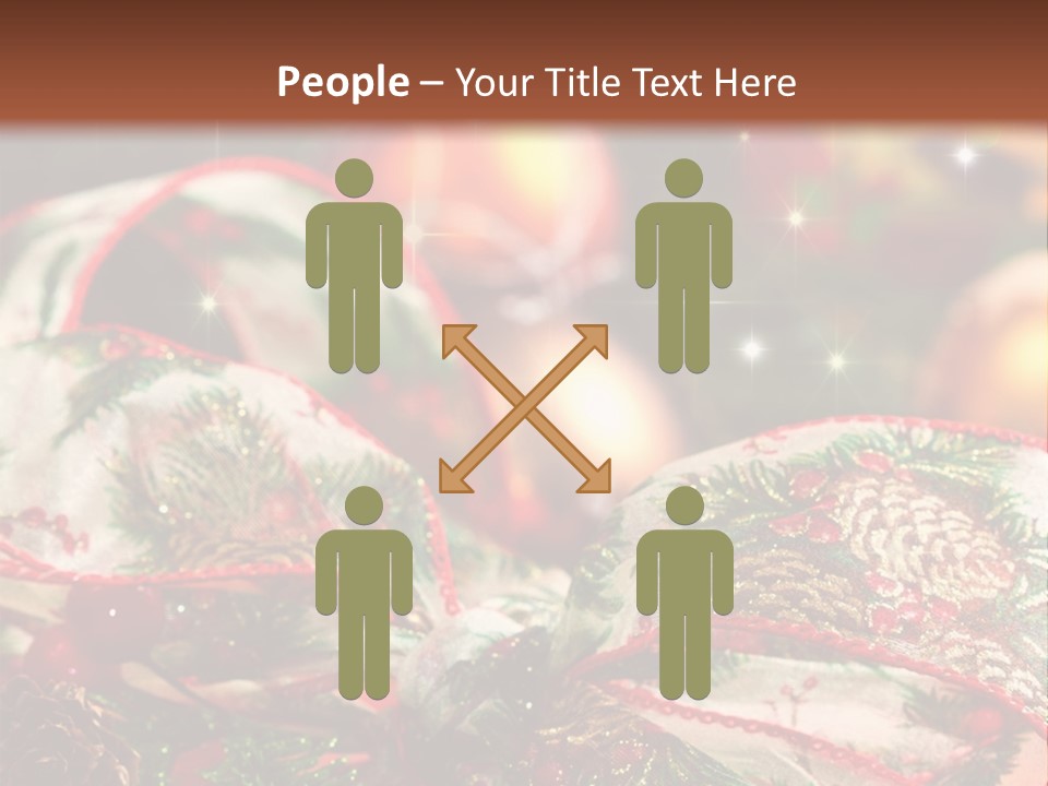 Christmas Gift Gift Box PowerPoint Template