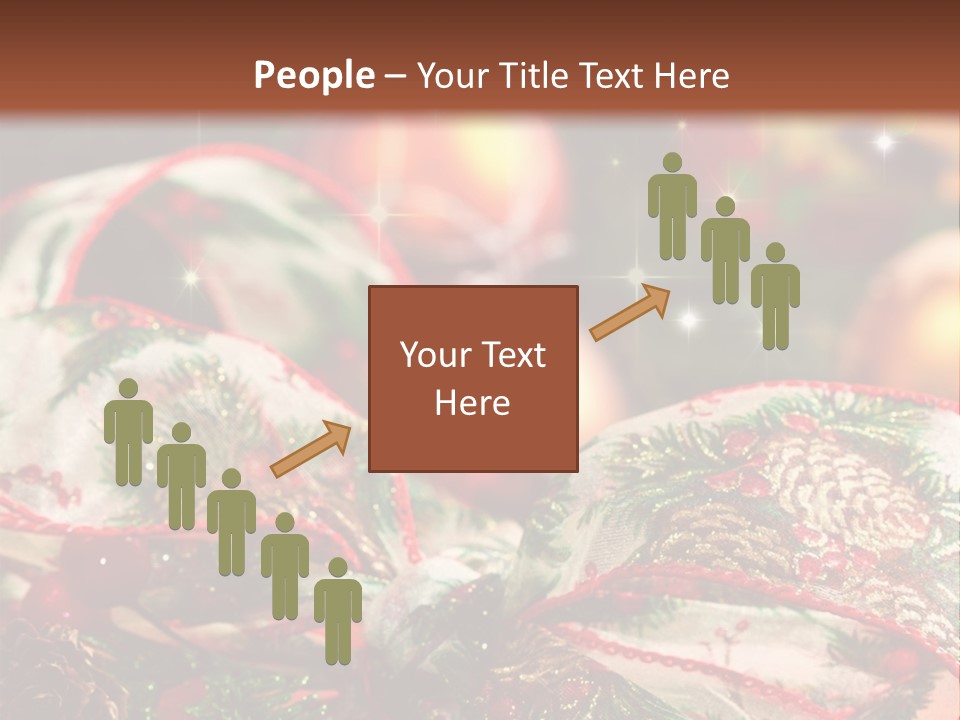 Christmas Gift Gift Box PowerPoint Template