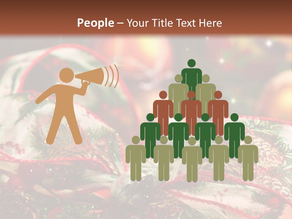 Christmas Gift Gift Box PowerPoint Template