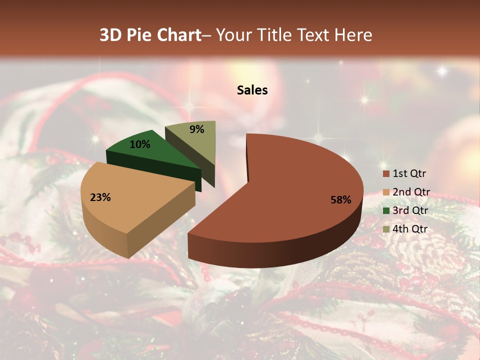 Christmas Gift Gift Box PowerPoint Template