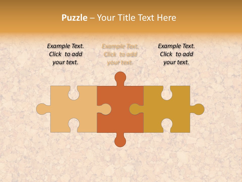 A Brown And Yellow Background With A Name Of Presentation PowerPoint Template