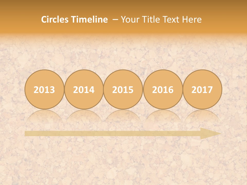 A Brown And Yellow Background With A Name Of Presentation PowerPoint Template