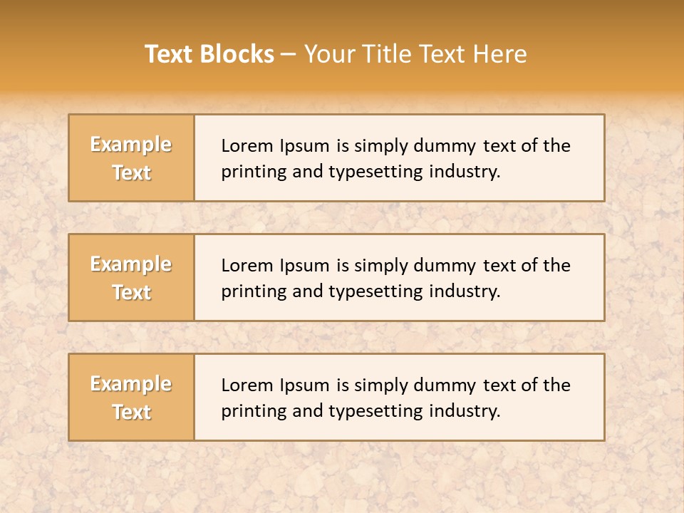 A Brown And Yellow Background With A Name Of Presentation PowerPoint Template