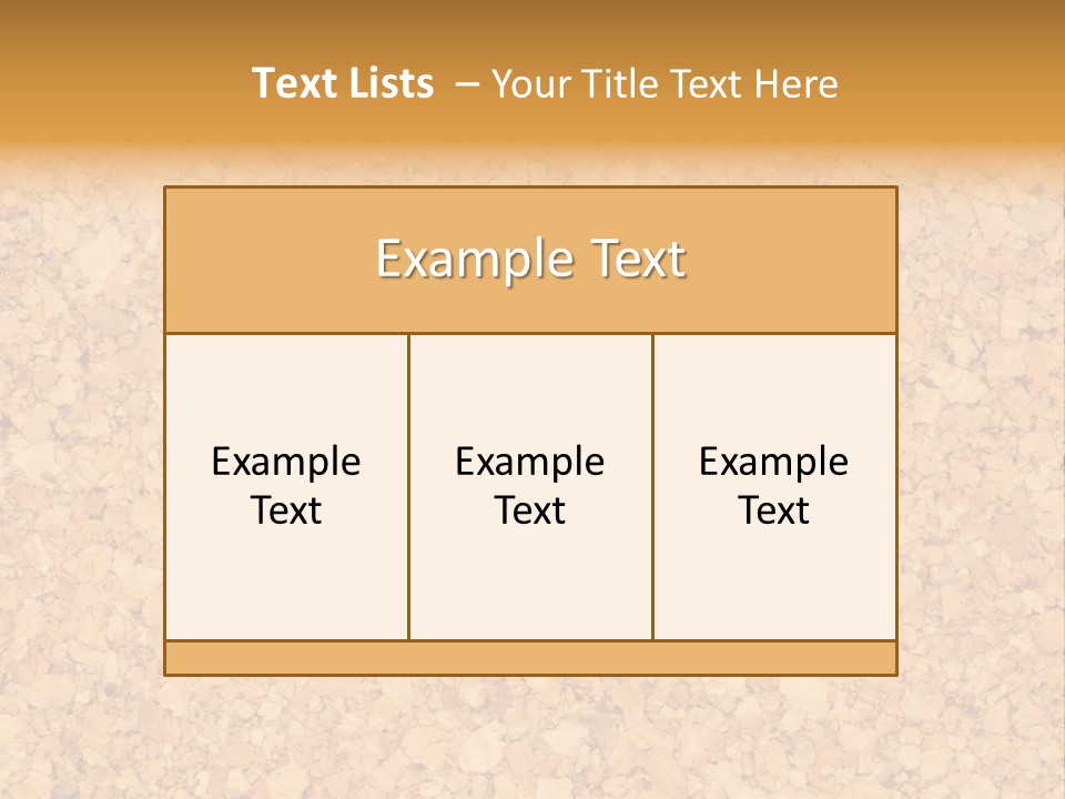 A Brown And Yellow Background With A Name Of Presentation PowerPoint Template