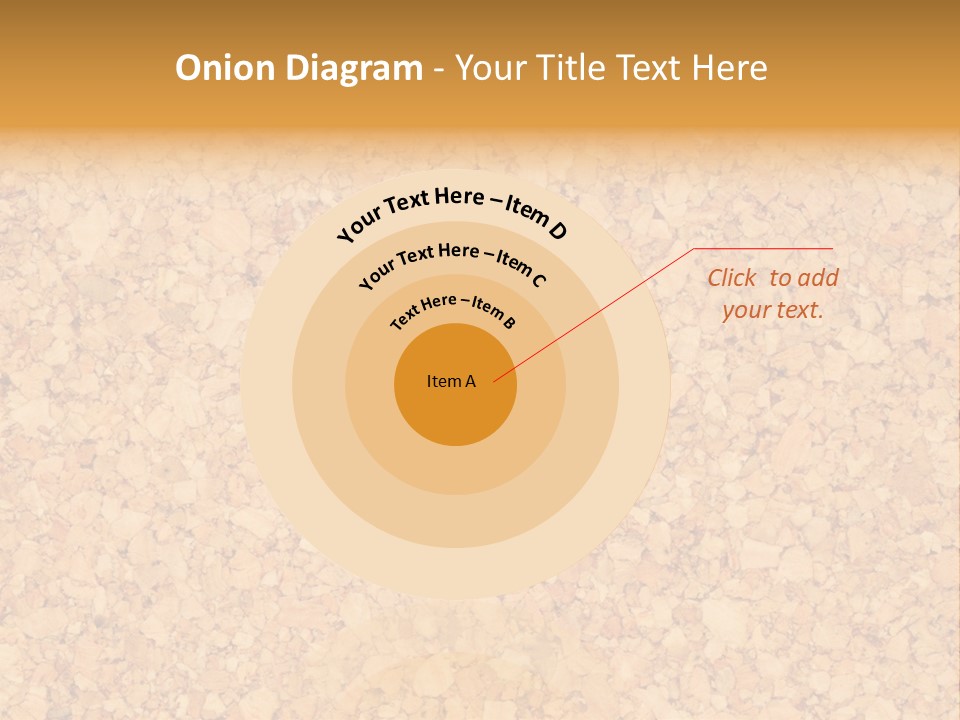 A Brown And Yellow Background With A Name Of Presentation PowerPoint Template