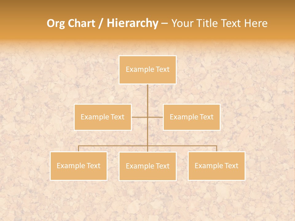 A Brown And Yellow Background With A Name Of Presentation PowerPoint Template