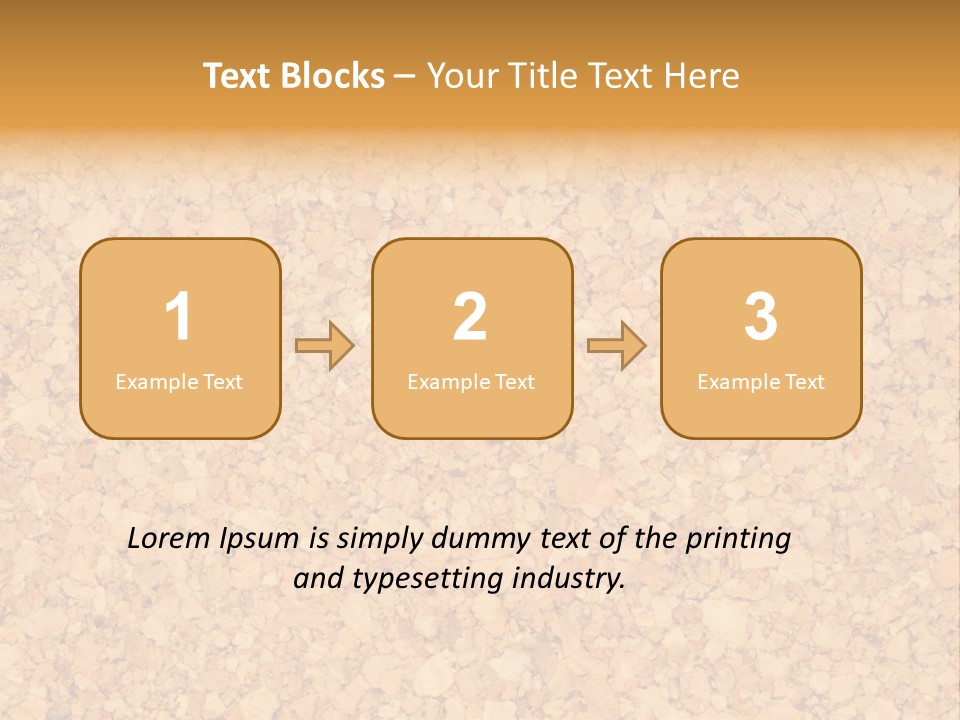 A Brown And Yellow Background With A Name Of Presentation PowerPoint Template