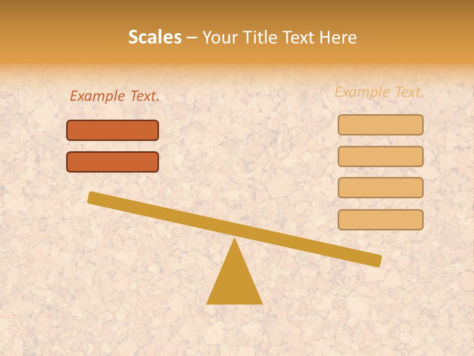 A Brown And Yellow Background With A Name Of Presentation PowerPoint Template