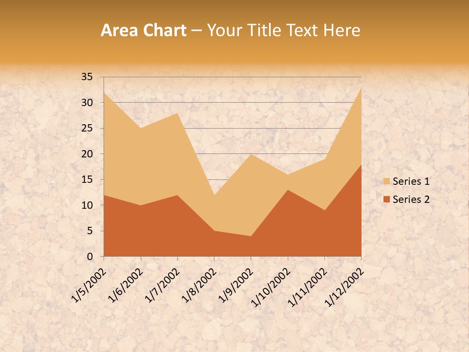 A Brown And Yellow Background With A Name Of Presentation PowerPoint Template