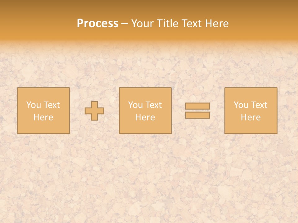 A Brown And Yellow Background With A Name Of Presentation PowerPoint Template