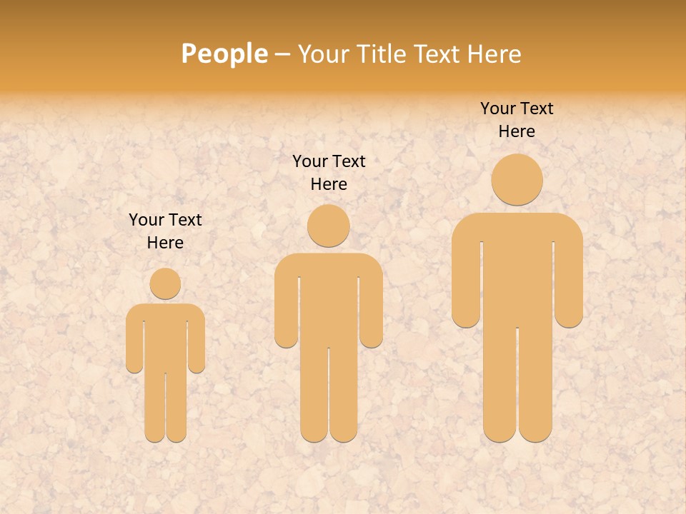 A Brown And Yellow Background With A Name Of Presentation PowerPoint Template