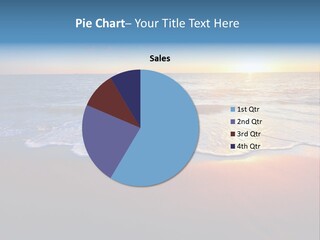 Beach Reflection Sea PowerPoint Template