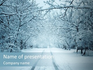 Branch Nature Overcast PowerPoint Template