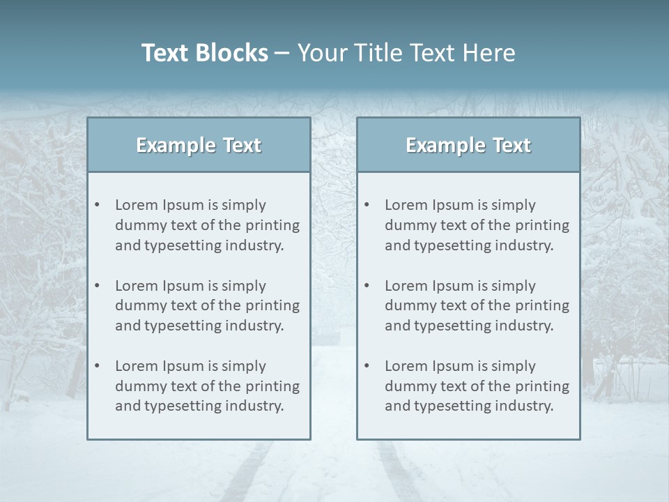 Branch Nature Overcast PowerPoint Template