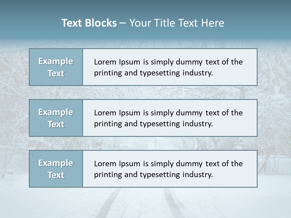 Branch Nature Overcast PowerPoint Template