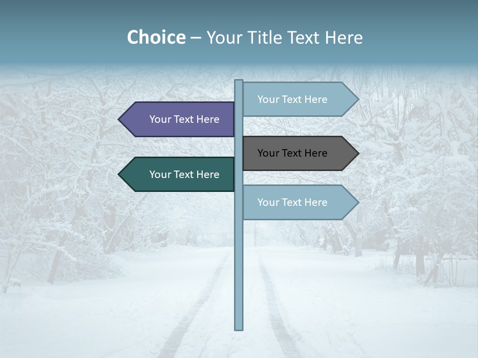 Branch Nature Overcast PowerPoint Template