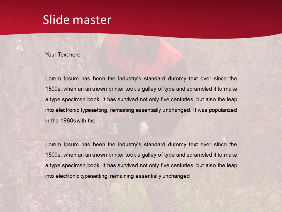 Preparation Trunk Person PowerPoint Template