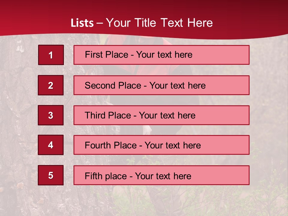 Preparation Trunk Person PowerPoint Template