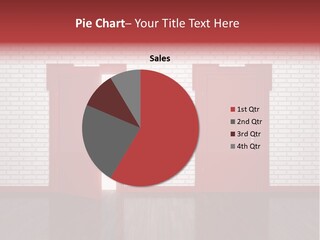 Background Open Door Through PowerPoint Template