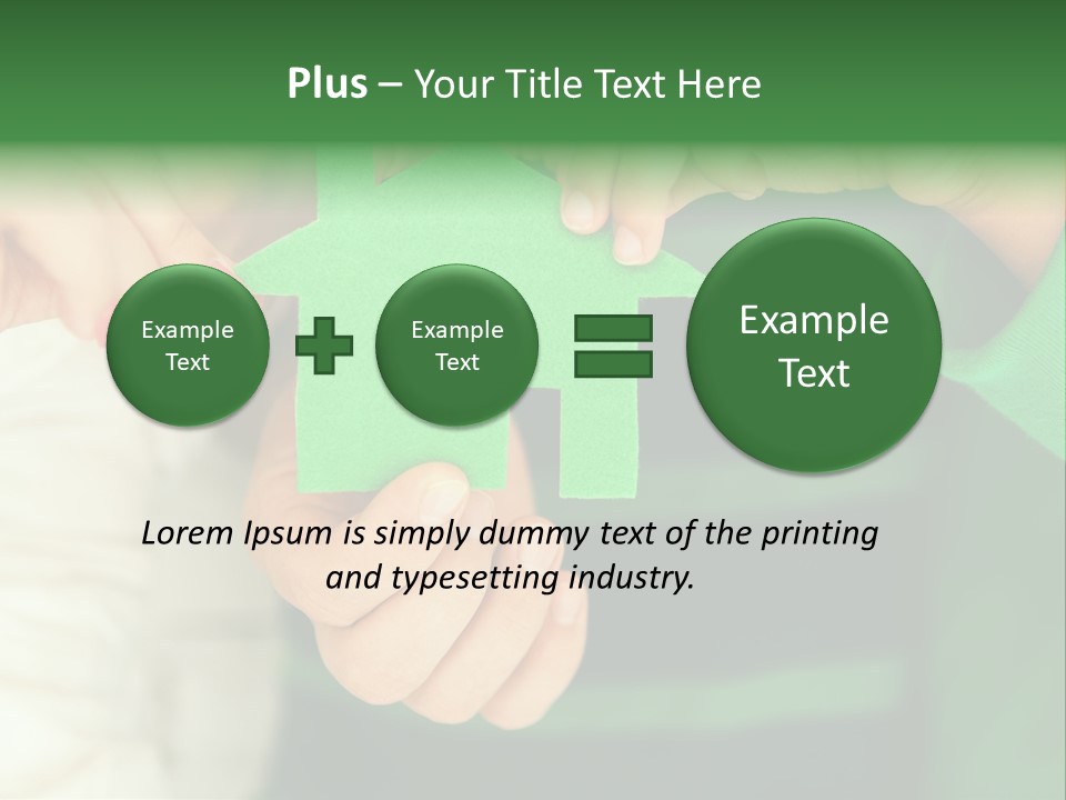 House Love Rent PowerPoint Template