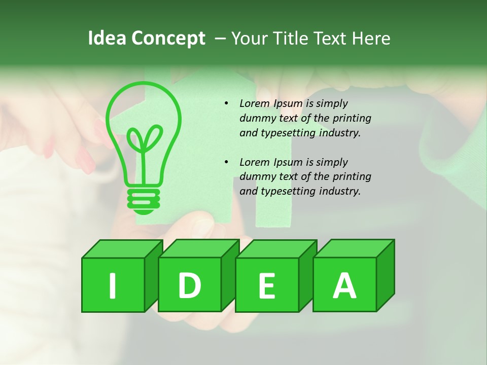 House Love Rent PowerPoint Template