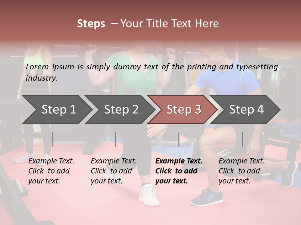 Young Leg Excercise Sport PowerPoint Template