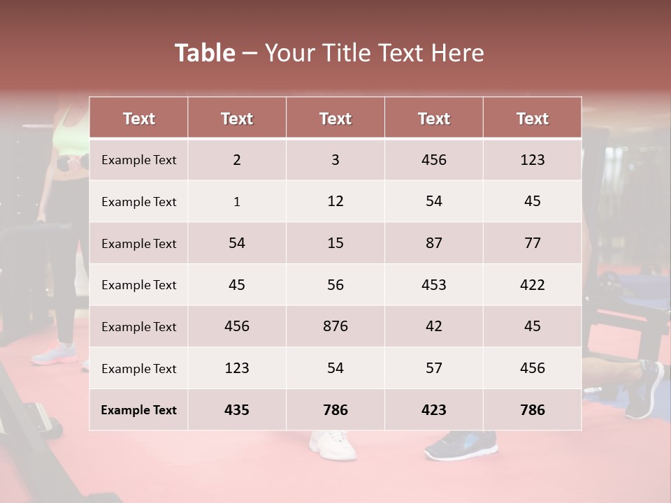 Young Leg Excercise Sport PowerPoint Template