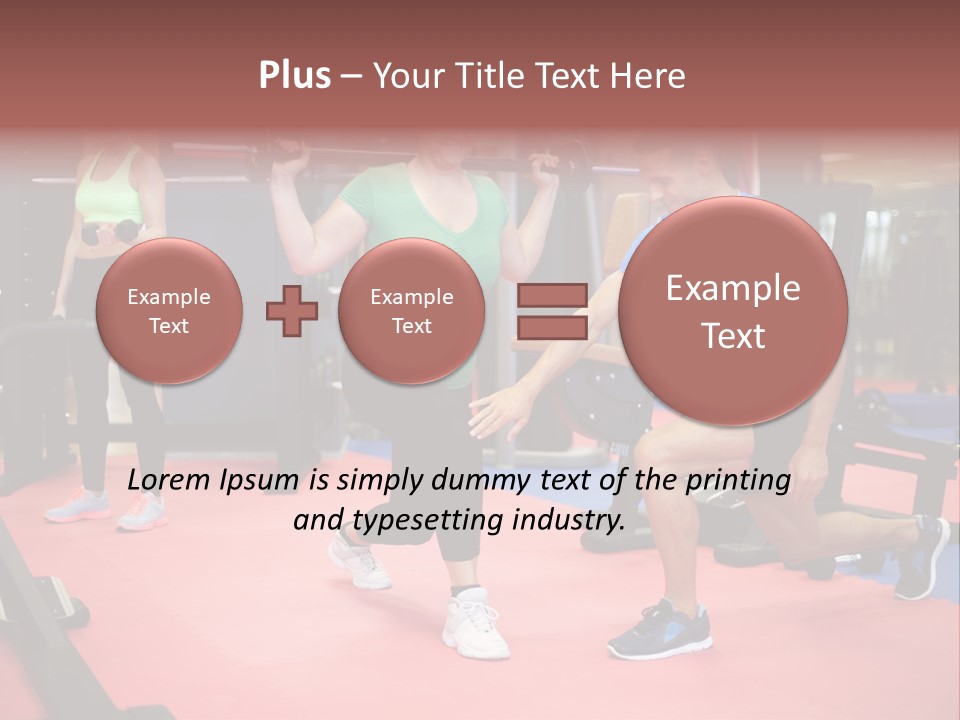 Young Leg Excercise Sport PowerPoint Template