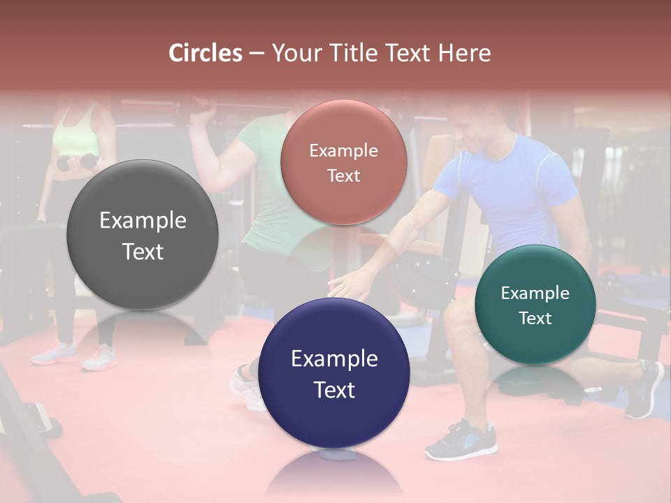 Young Leg Excercise Sport PowerPoint Template