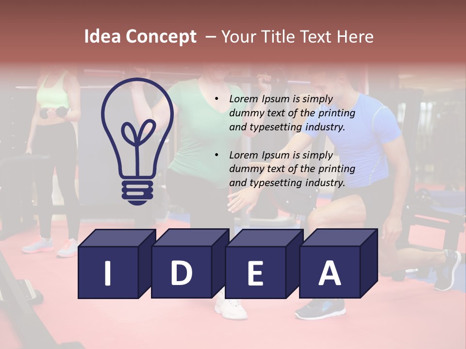 Young Leg Excercise Sport PowerPoint Template