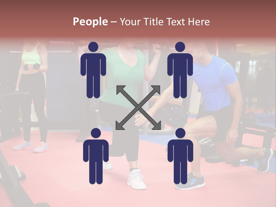 Young Leg Excercise Sport PowerPoint Template