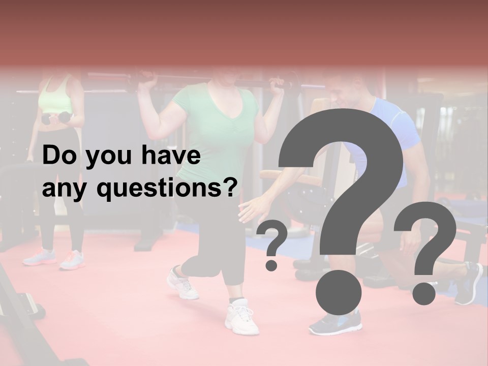 Young Leg Excercise Sport PowerPoint Template