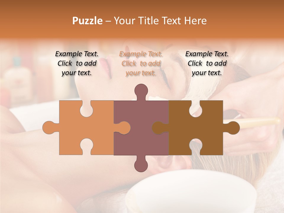 Therapy Young Woman Healthcare PowerPoint Template