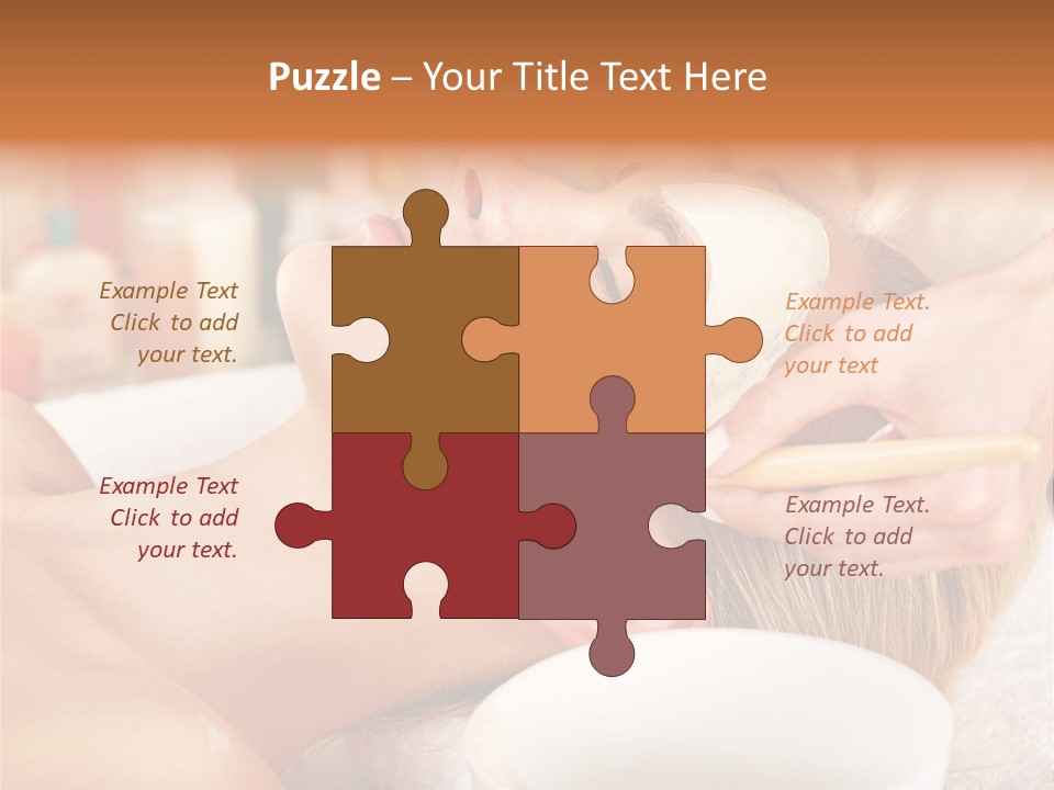 Therapy Young Woman Healthcare PowerPoint Template