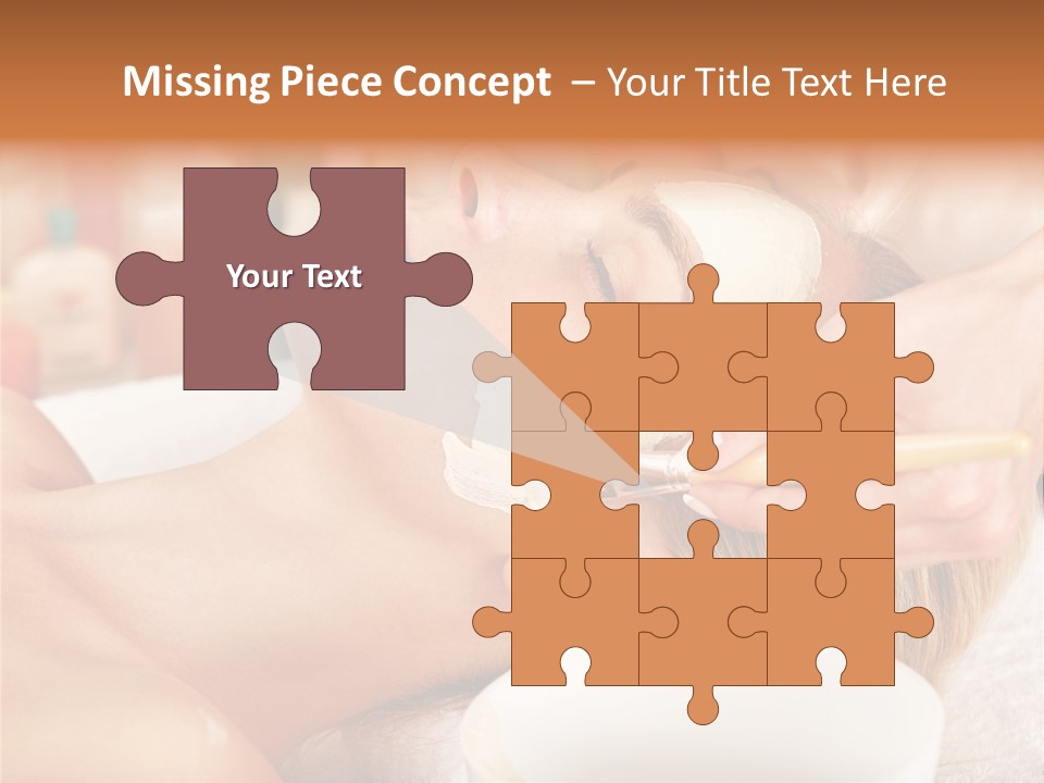 Therapy Young Woman Healthcare PowerPoint Template