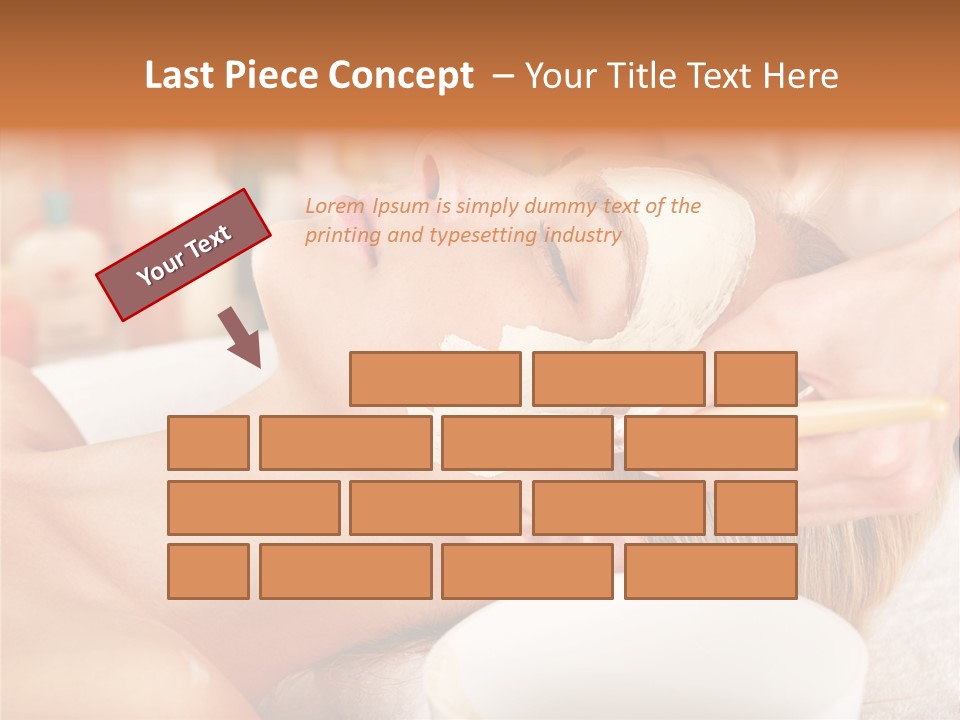 Therapy Young Woman Healthcare PowerPoint Template