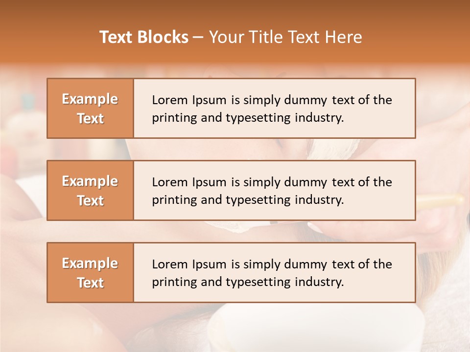 Therapy Young Woman Healthcare PowerPoint Template