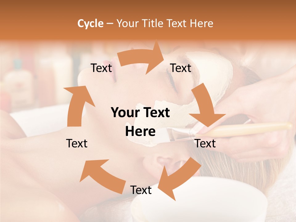 Therapy Young Woman Healthcare PowerPoint Template