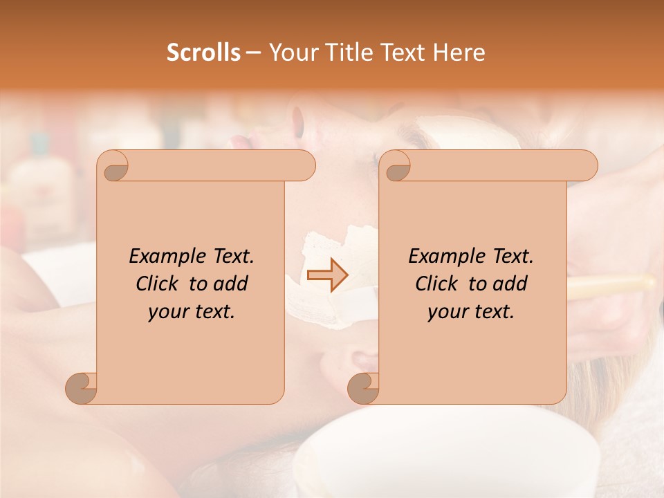 Therapy Young Woman Healthcare PowerPoint Template