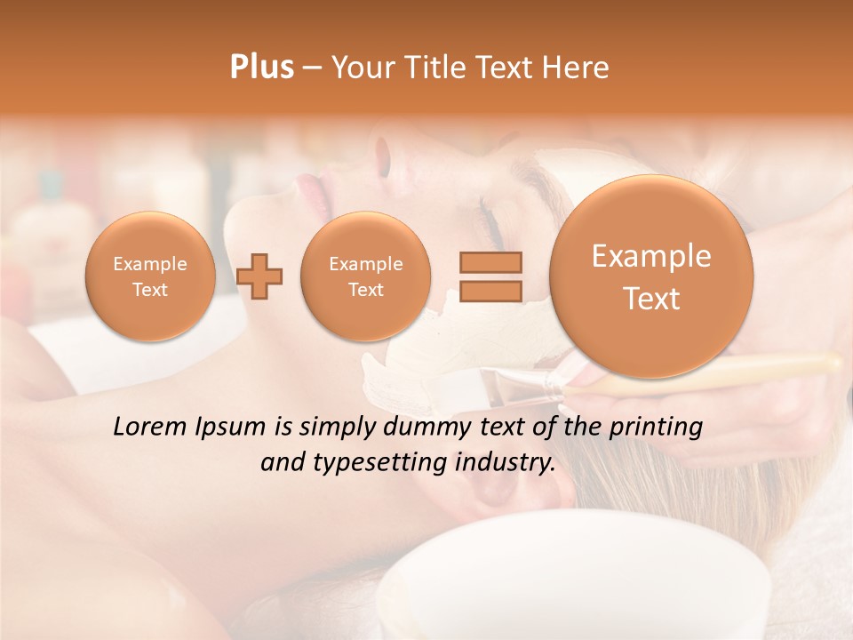 Therapy Young Woman Healthcare PowerPoint Template