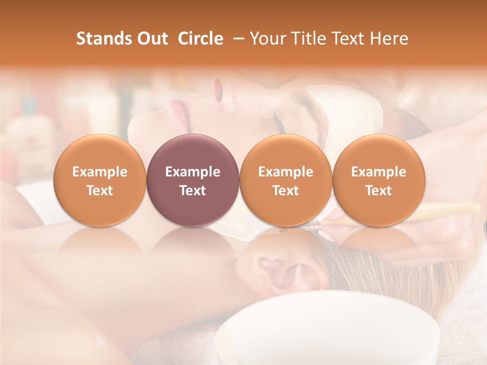 Therapy Young Woman Healthcare PowerPoint Template