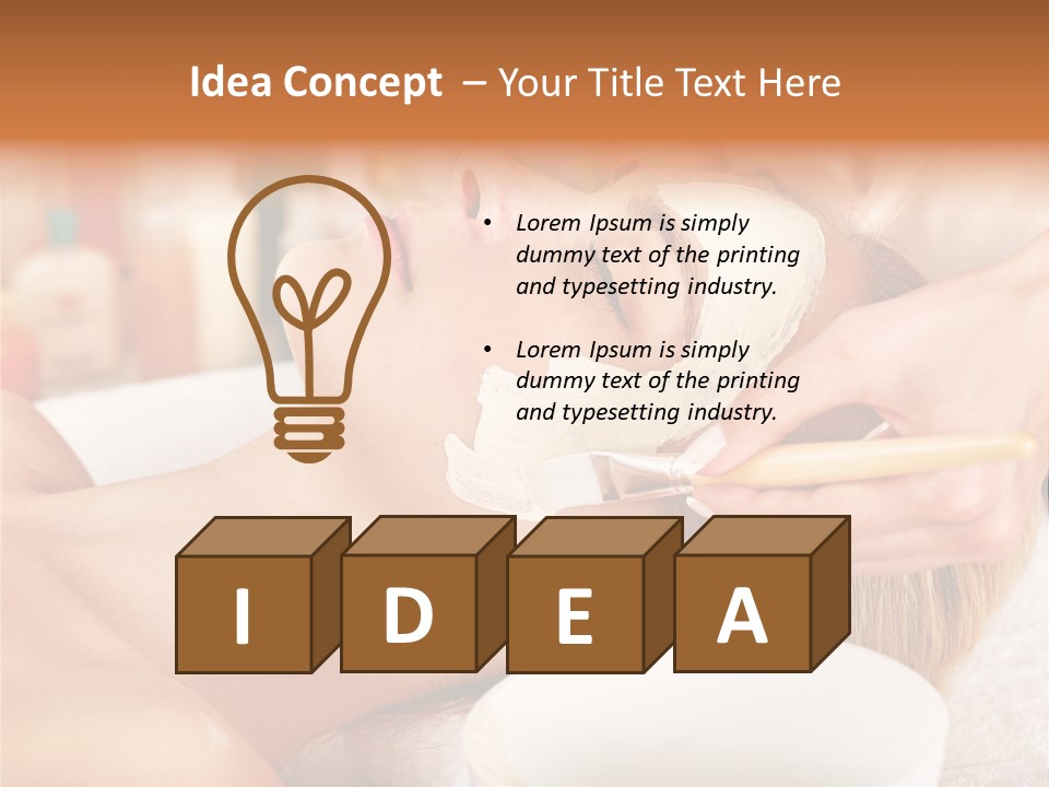 Therapy Young Woman Healthcare PowerPoint Template