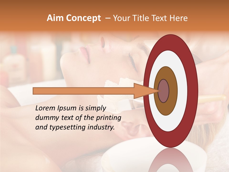 Therapy Young Woman Healthcare PowerPoint Template