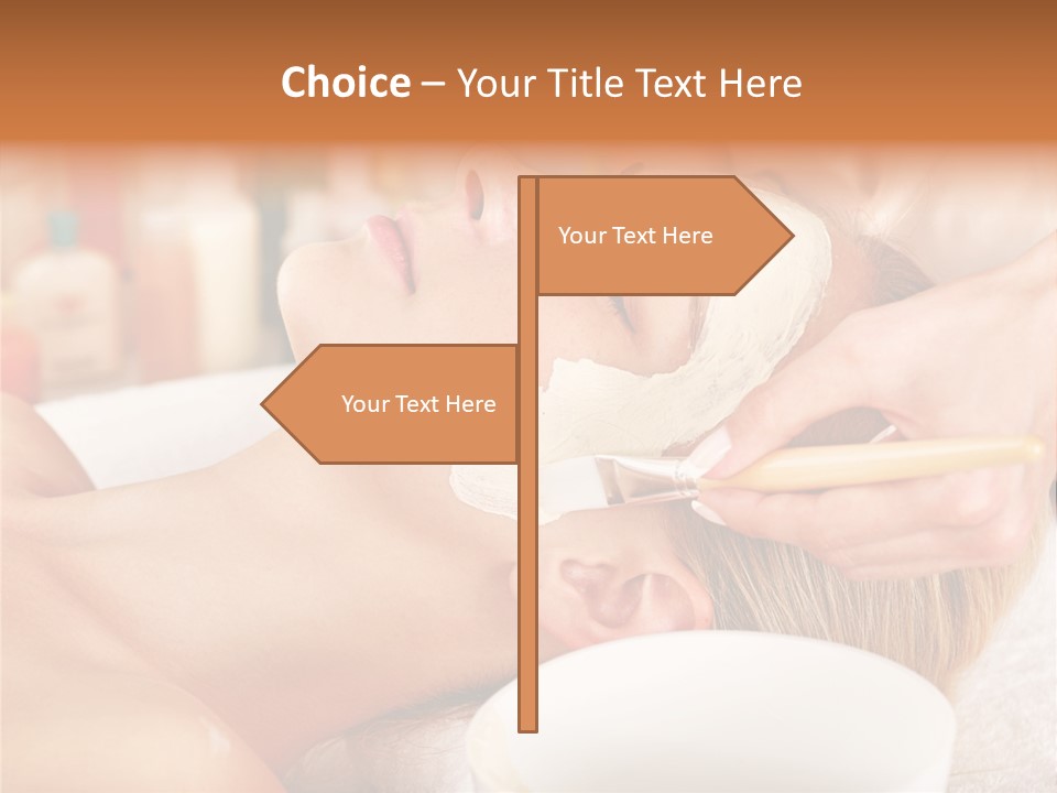 Therapy Young Woman Healthcare PowerPoint Template