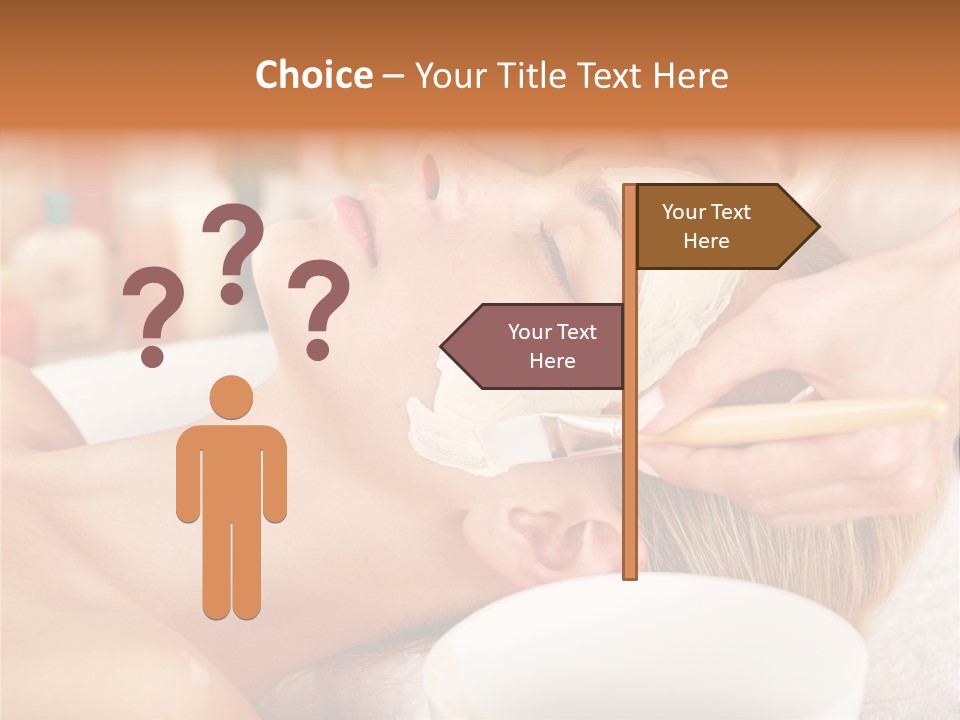 Therapy Young Woman Healthcare PowerPoint Template